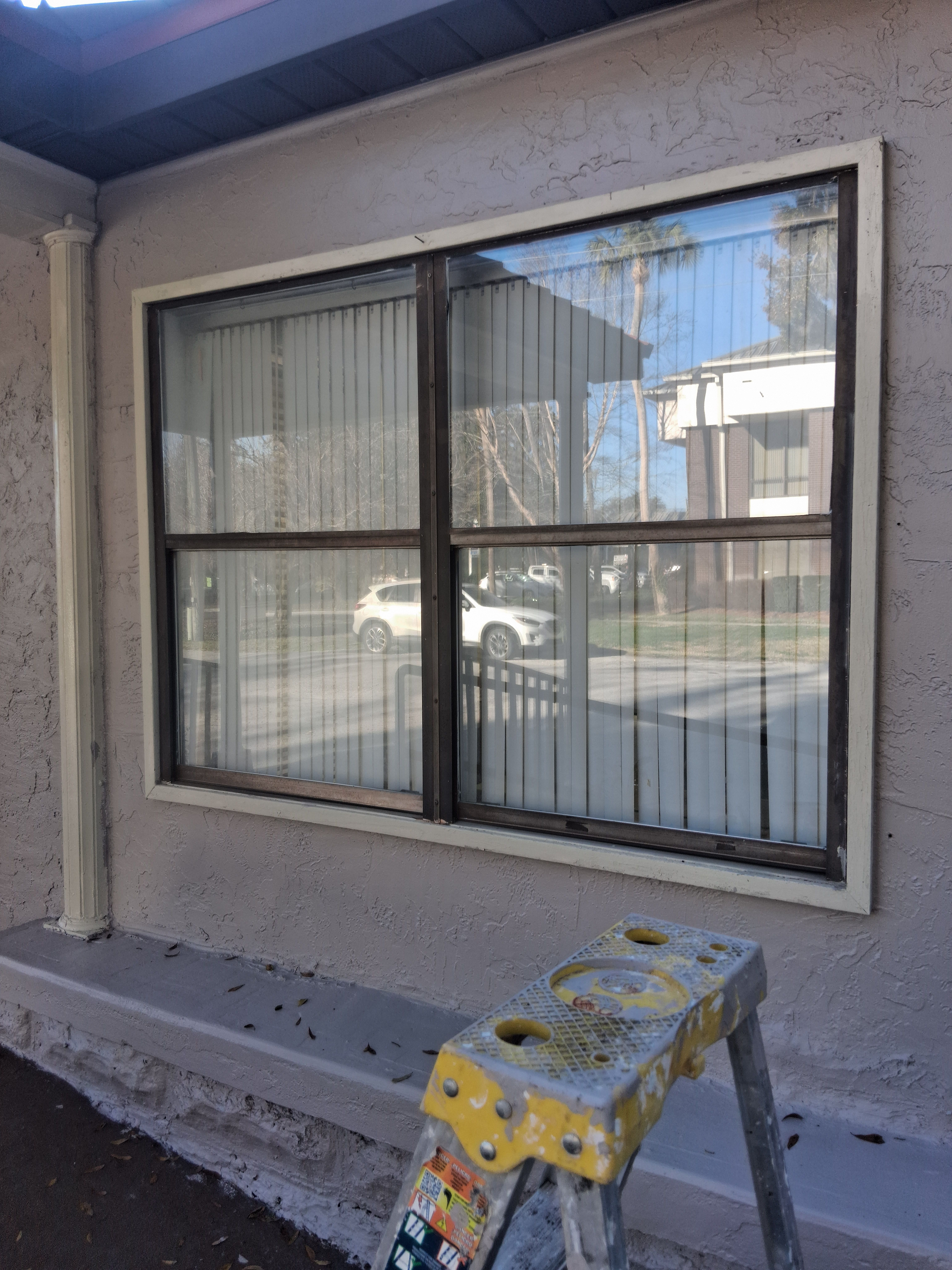 Window and exterior prep work