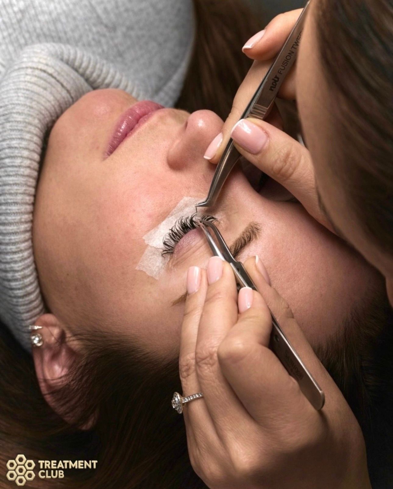 Lash extensions at The Treatment Club