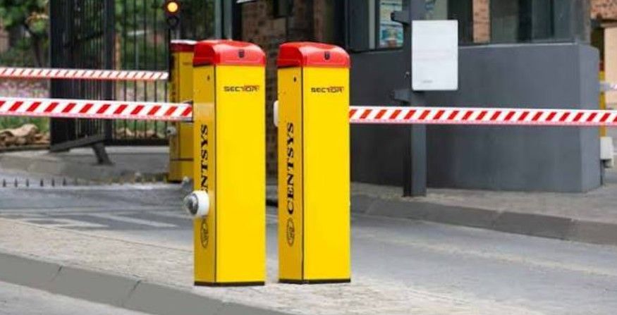 Centsys boom gate entry and exit set up