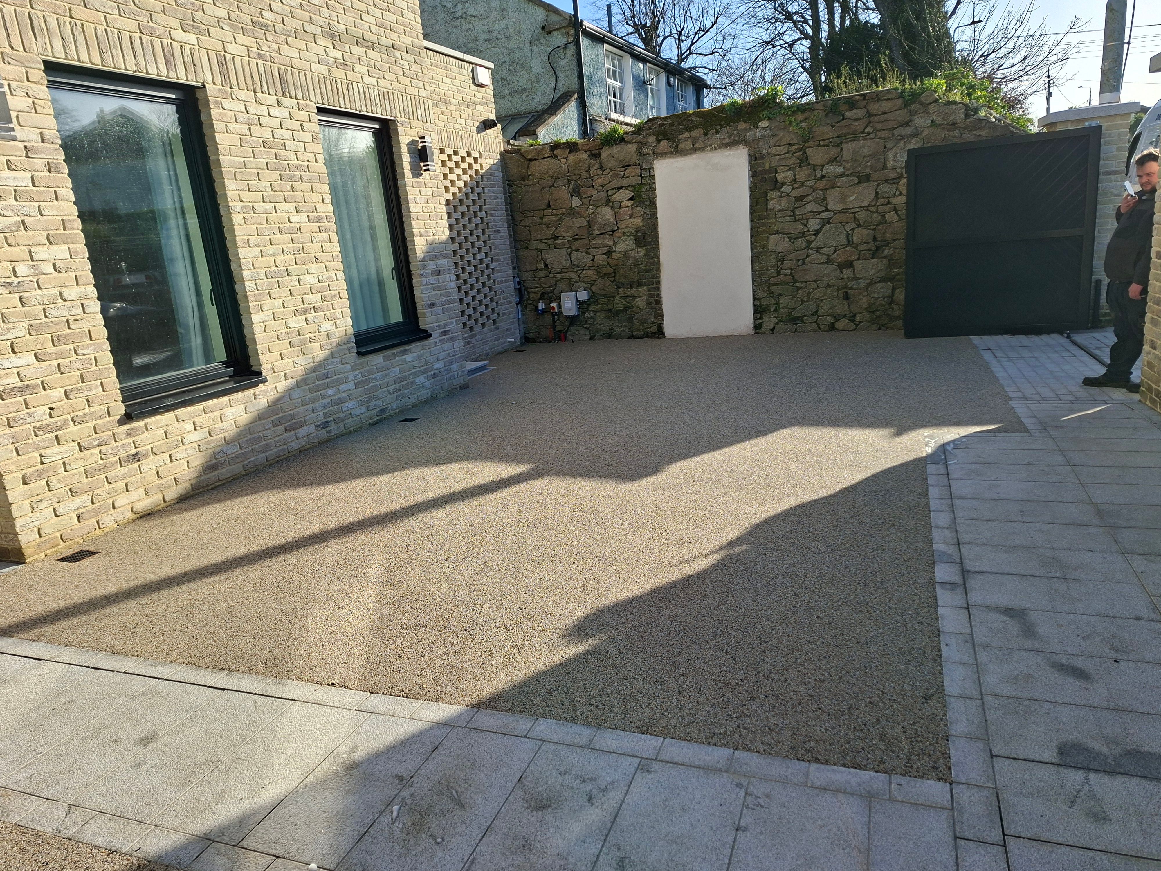 Resin bound patio installation Dublin