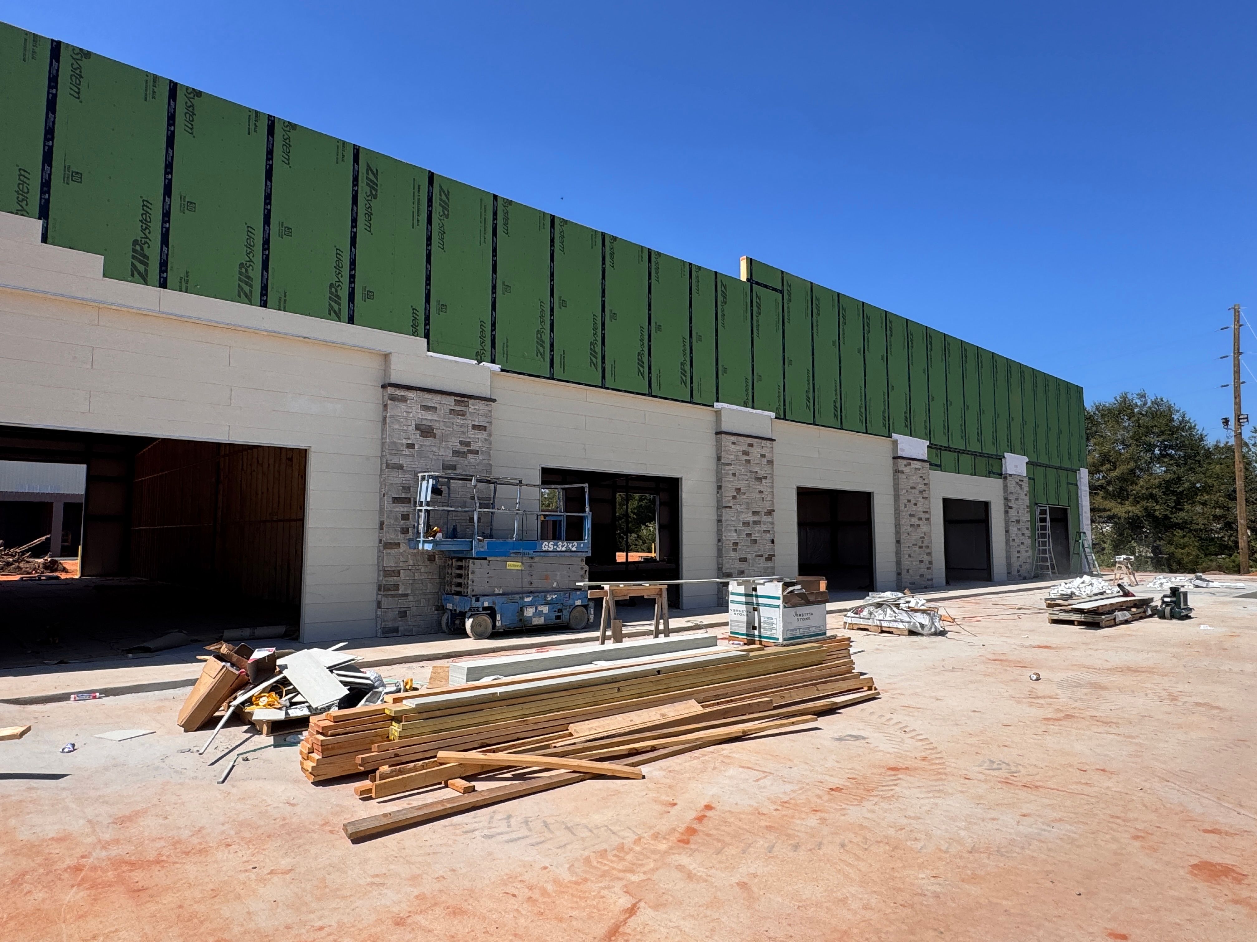 Cypress Crossing construction progress  exterior view