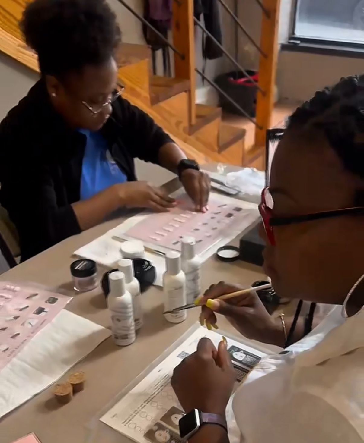 Hands-on nail training