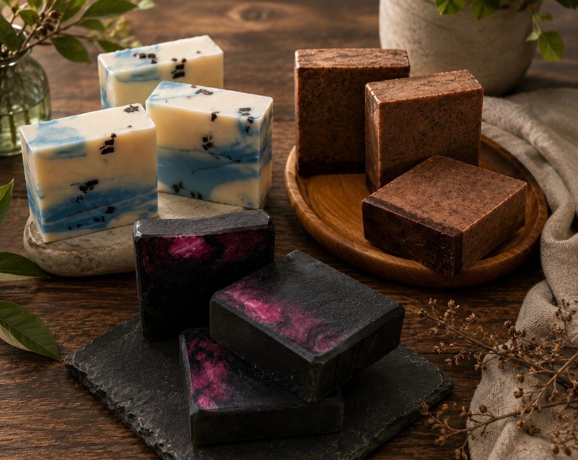 Magnolia Mermaid handmade soaps