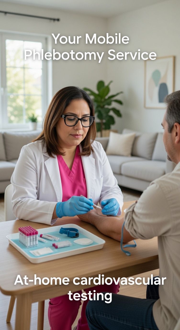 Professional blood draw at home