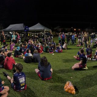 Community event at night