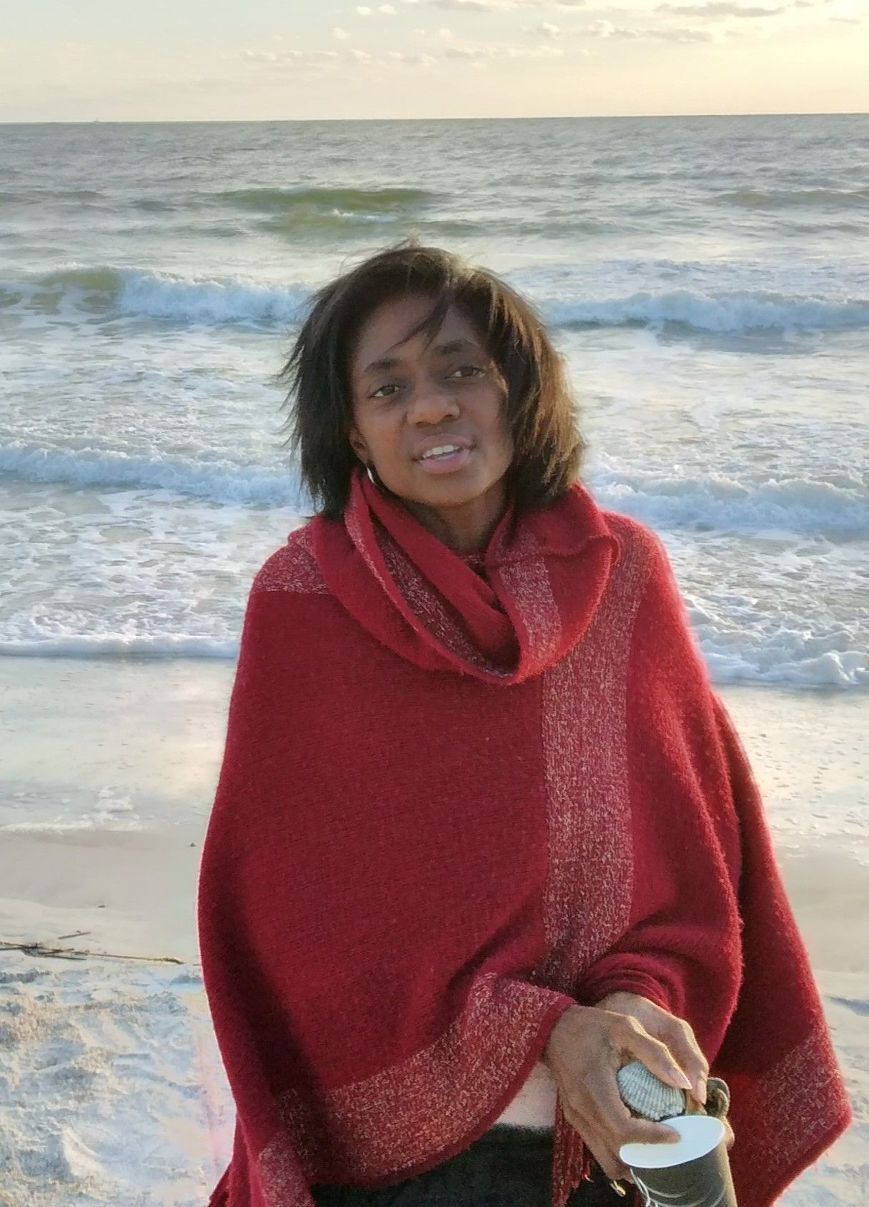 Ms. Walker, founder of ME After 50, on the beach