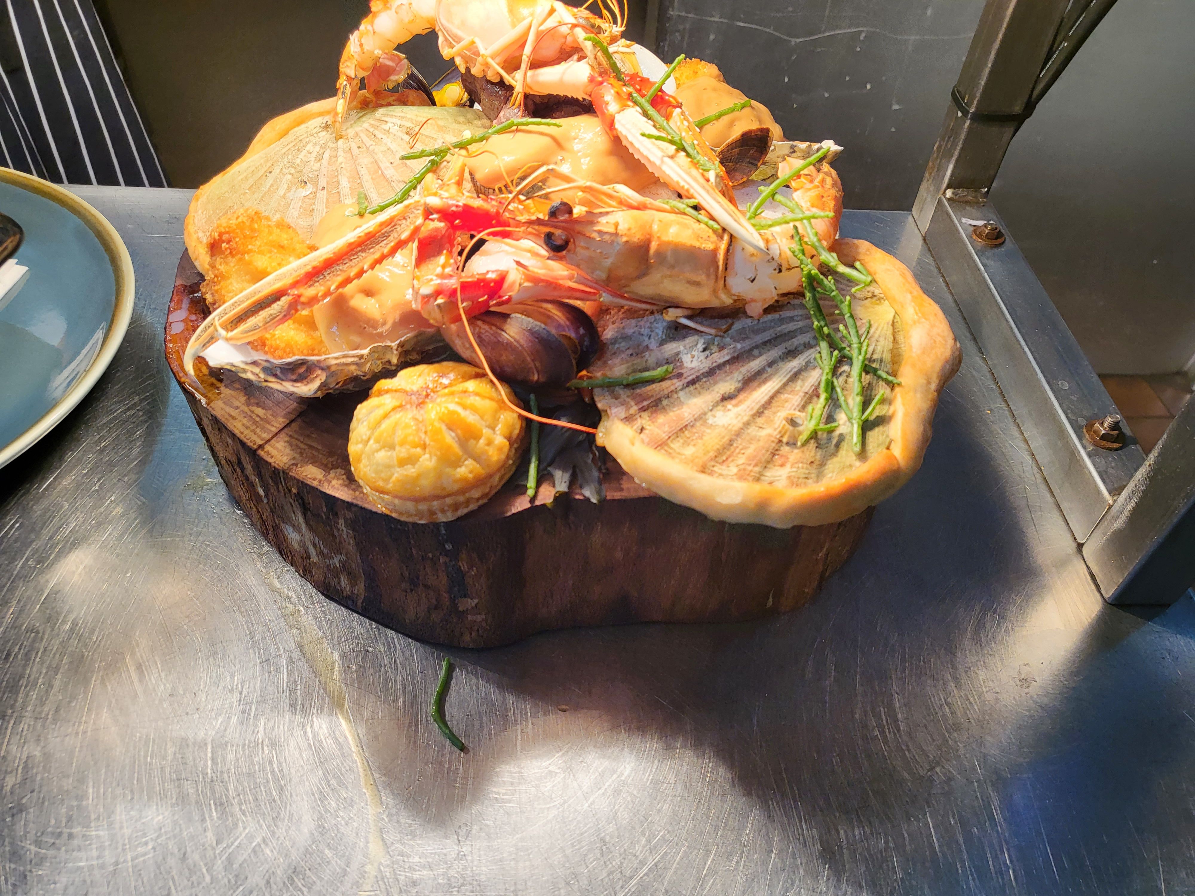 Seafood platter