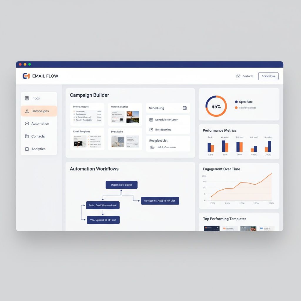 Automation Hub - Email and workflow management dashboard