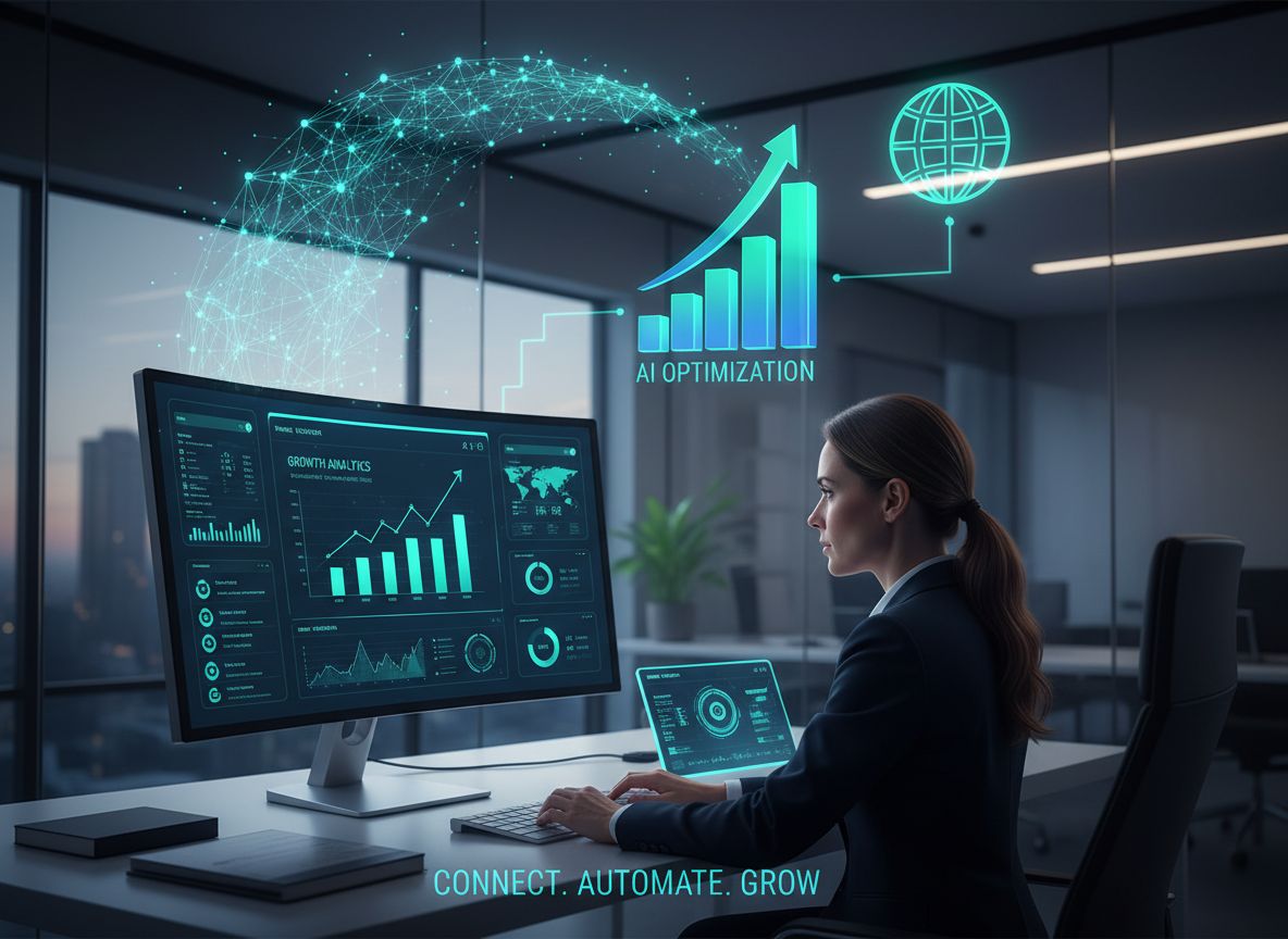 AI marketing automation dashboard