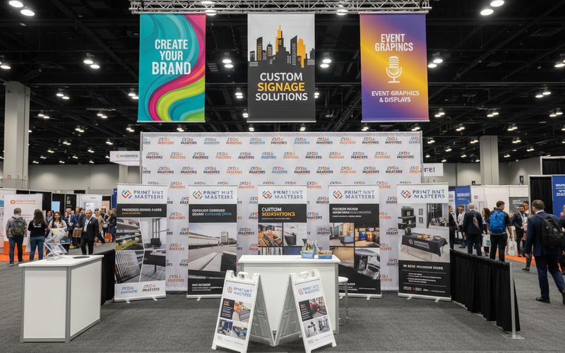 Custom vinyl banners and signage display