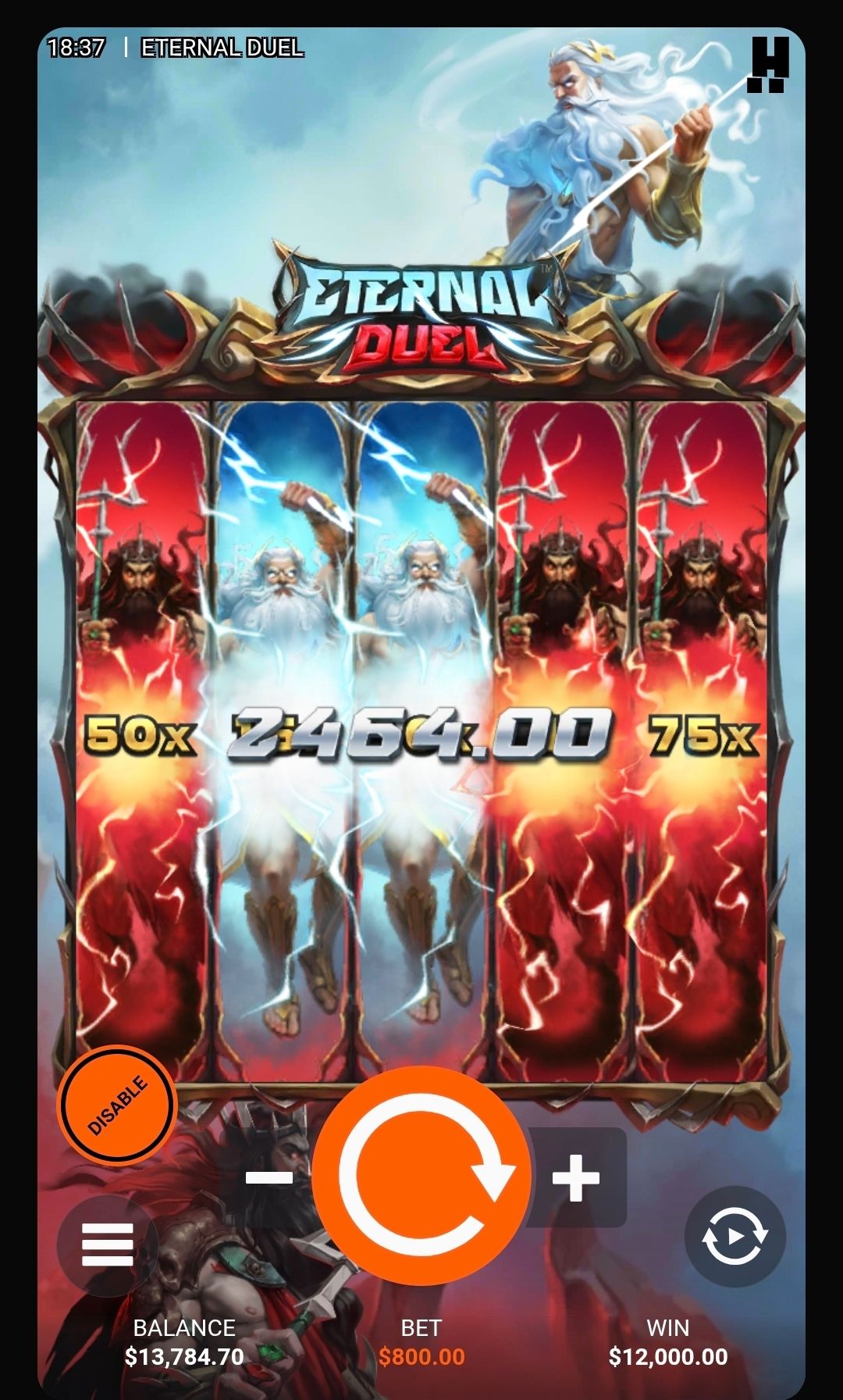 Eternal Duel - $12,000 Win