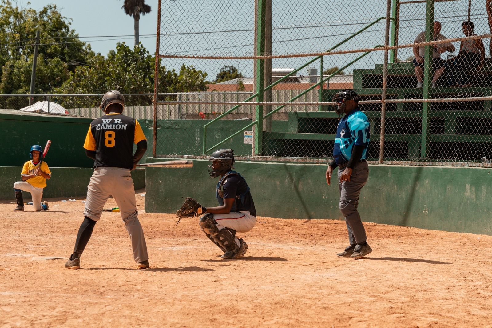 Empower Baseball player at bat during a game day in Barahona