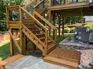 Deck staining services in Raleigh NC