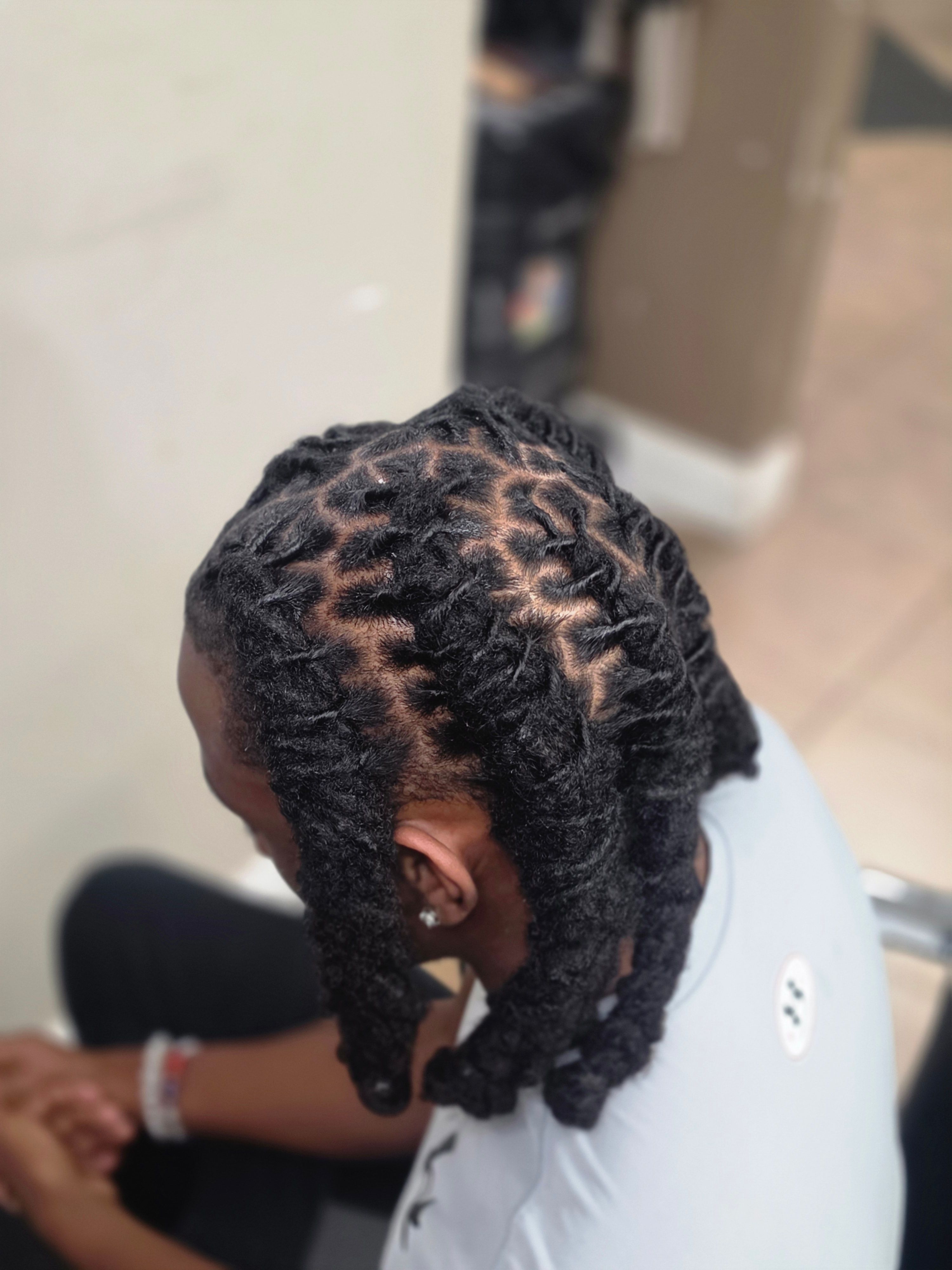 Braided hairstyle