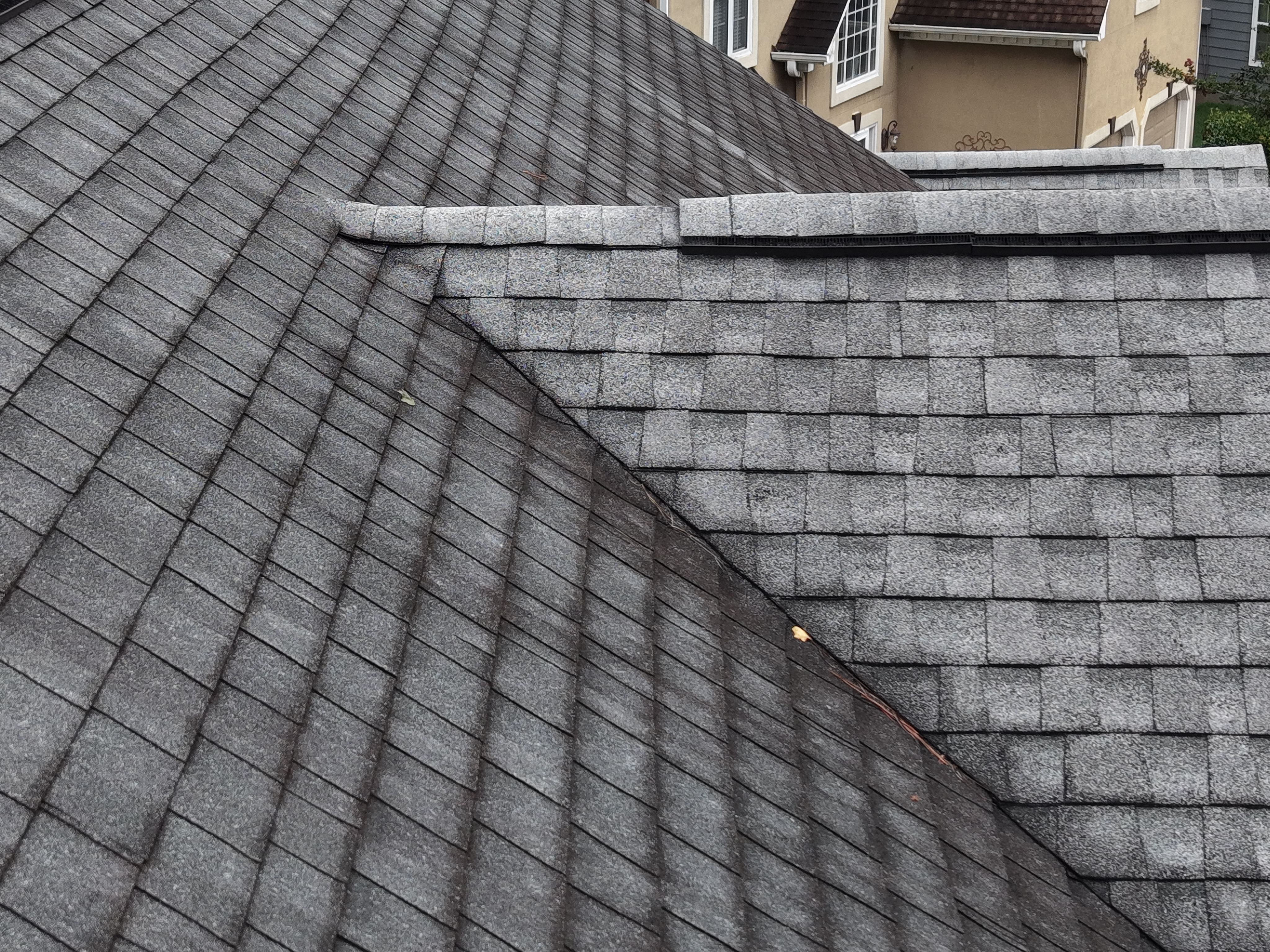 Roof detail — valley