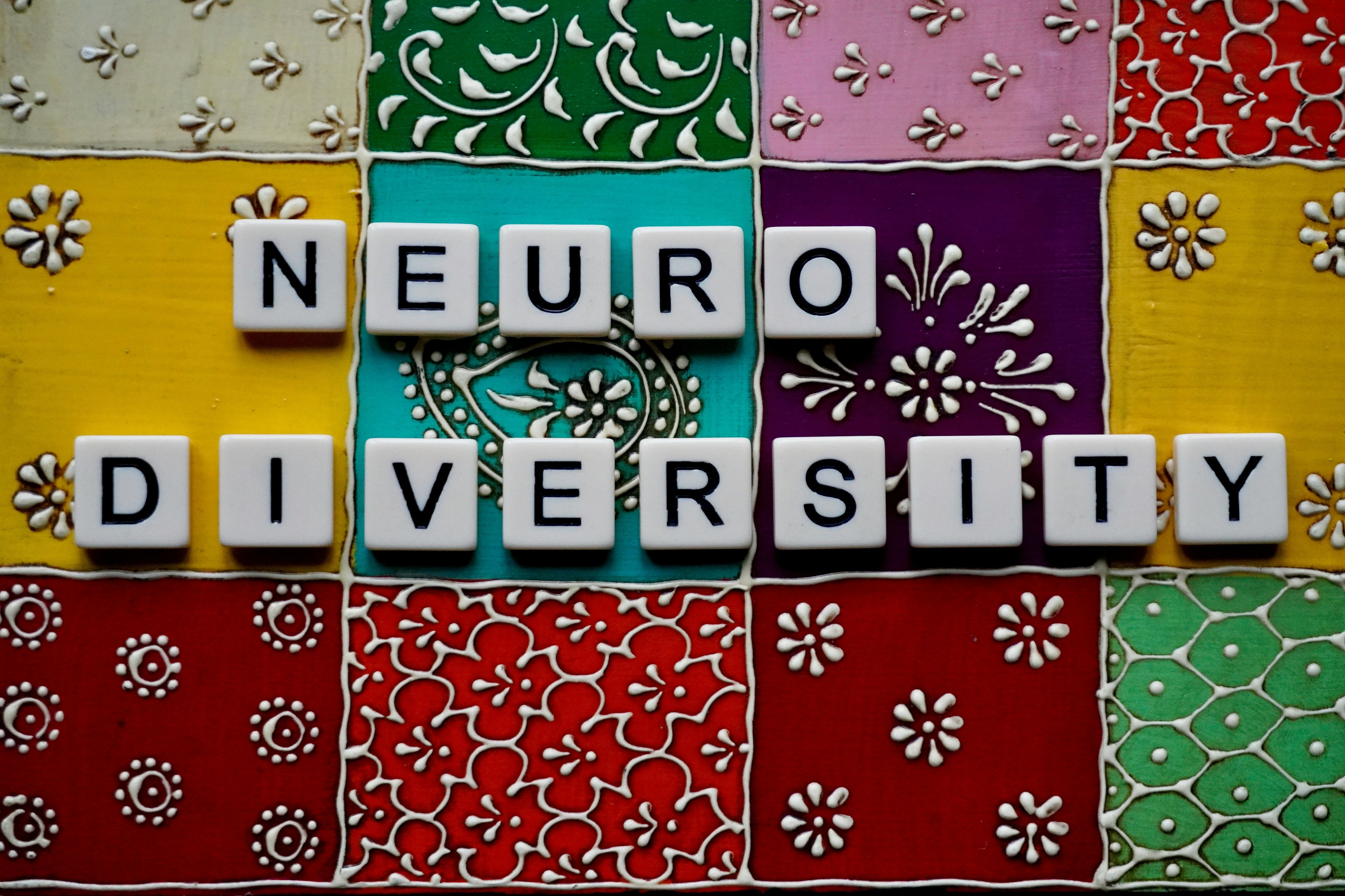 Neurodiversity tiles — colourful and inclusive