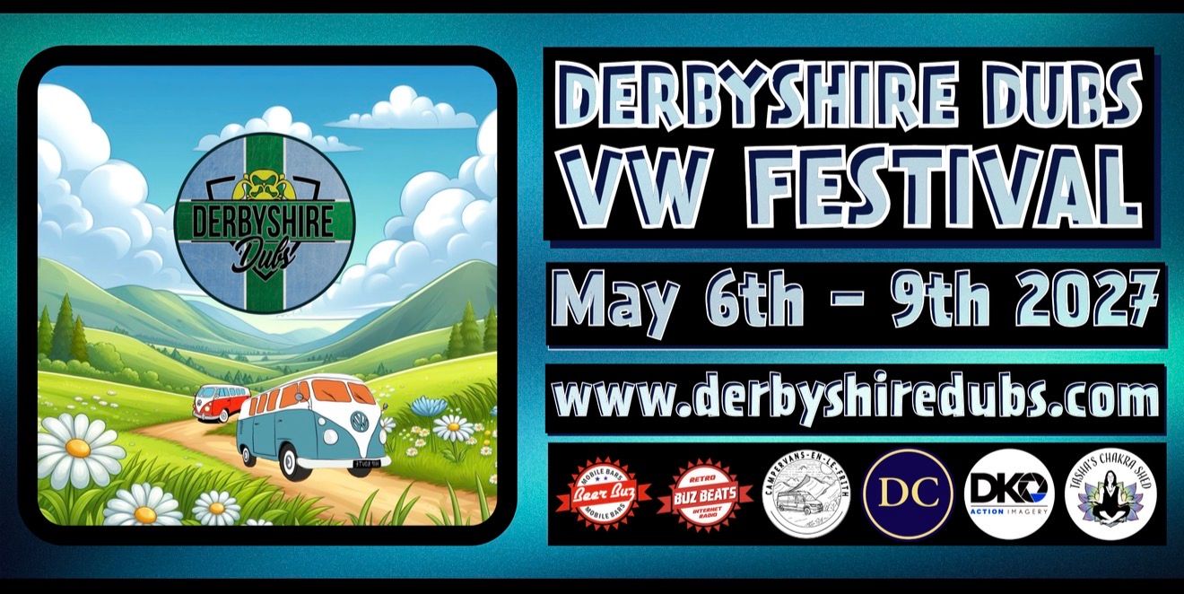 Derbyshire Dubs VW Festival poster — WAGGA performing live