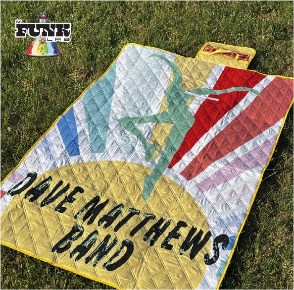 Dave Matthews Band quilted tapestry blanket by FUNK Lab