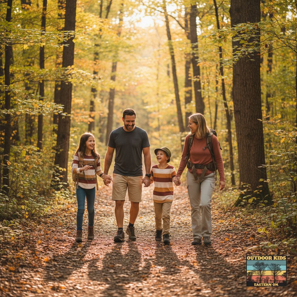 Outdoor Kids learning in nature