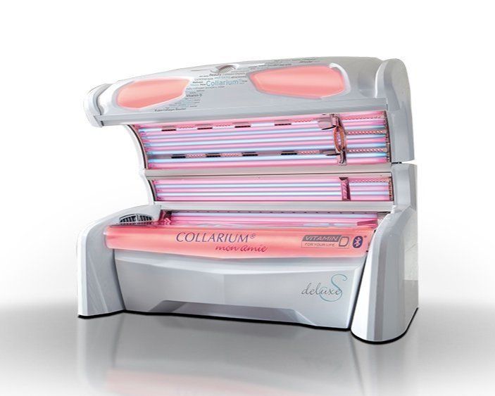 Collarium red light therapy bed at The Tanning Room