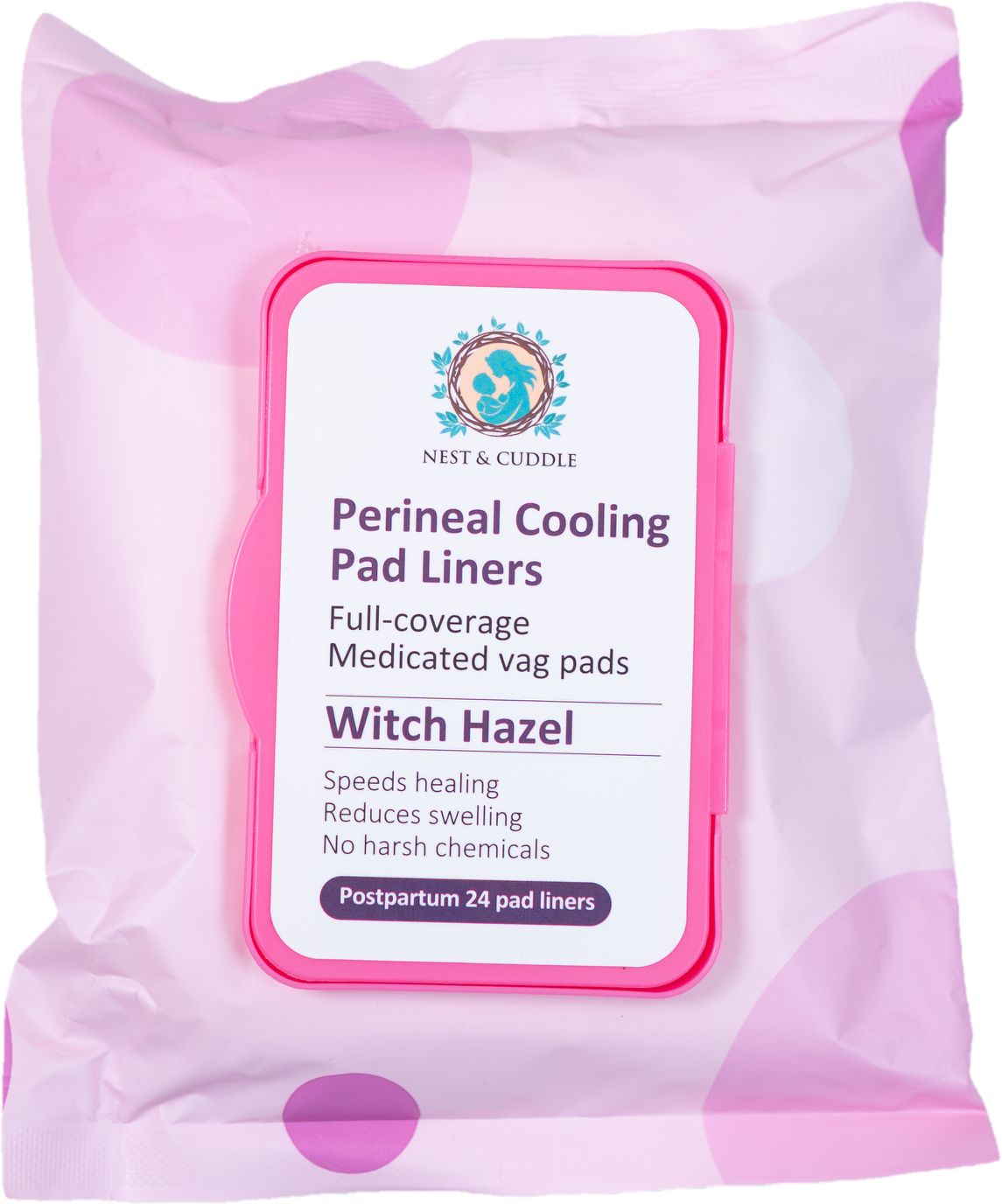 Perineal cooling pad liners packaging