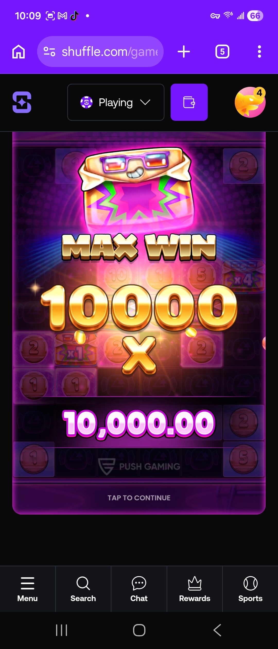 Shuffle - 10,000 Max Win