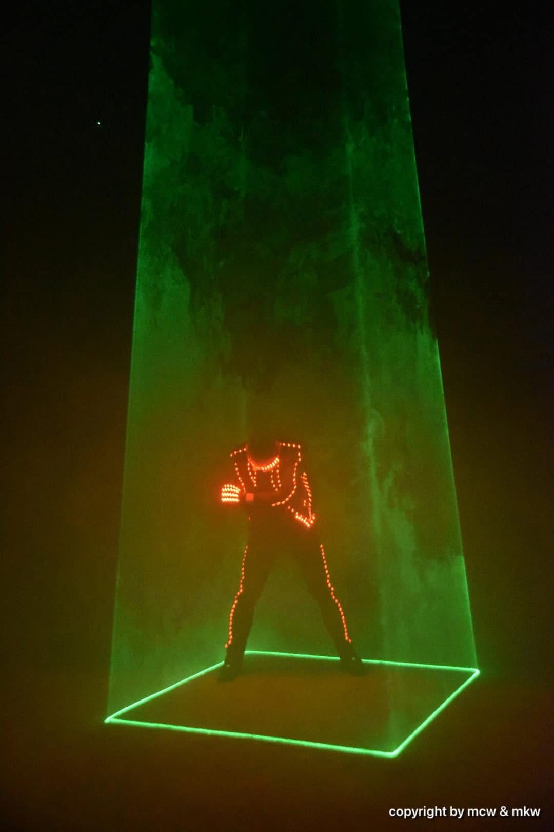 LED Costume — Laser Frame