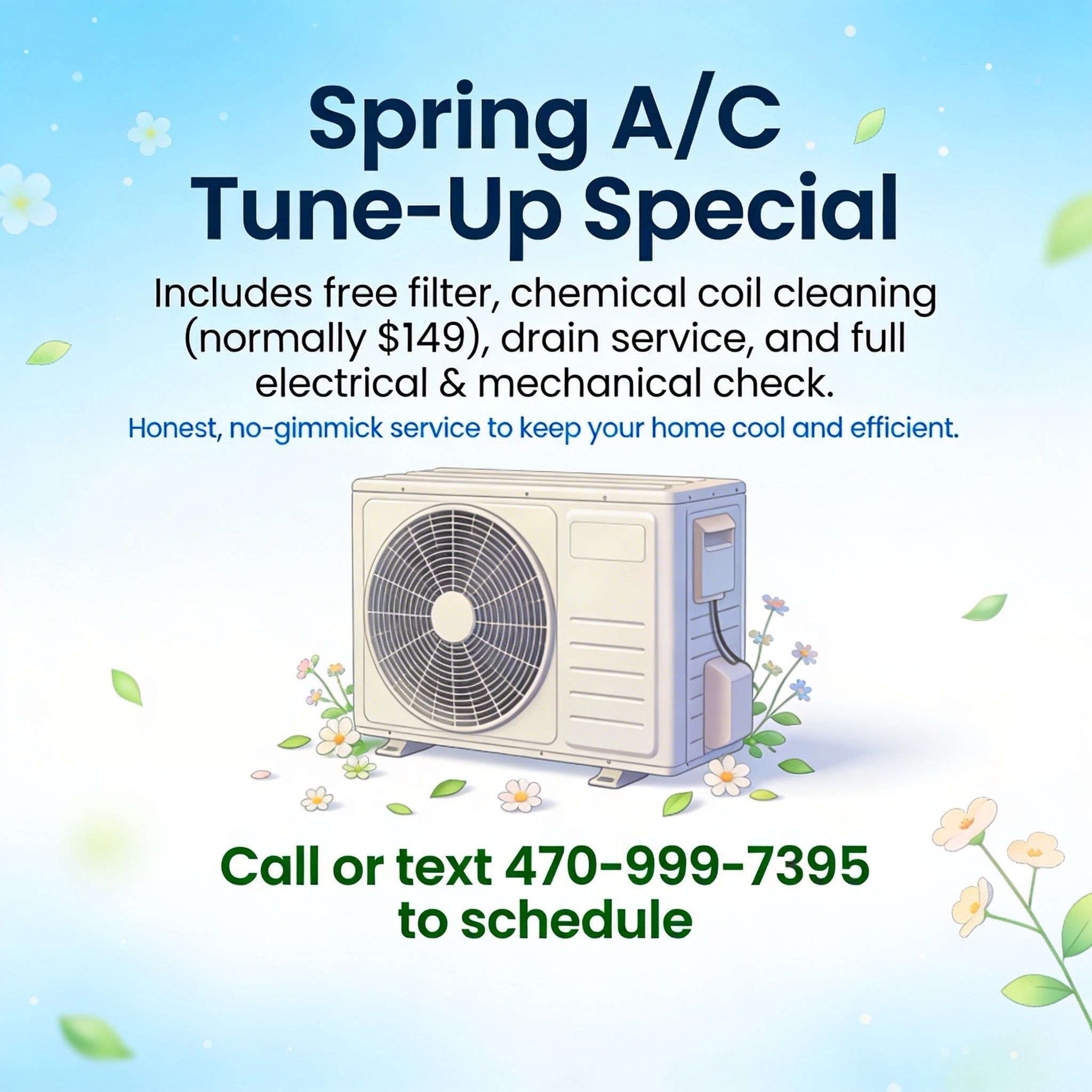 Spring A/C Tune-Up Special