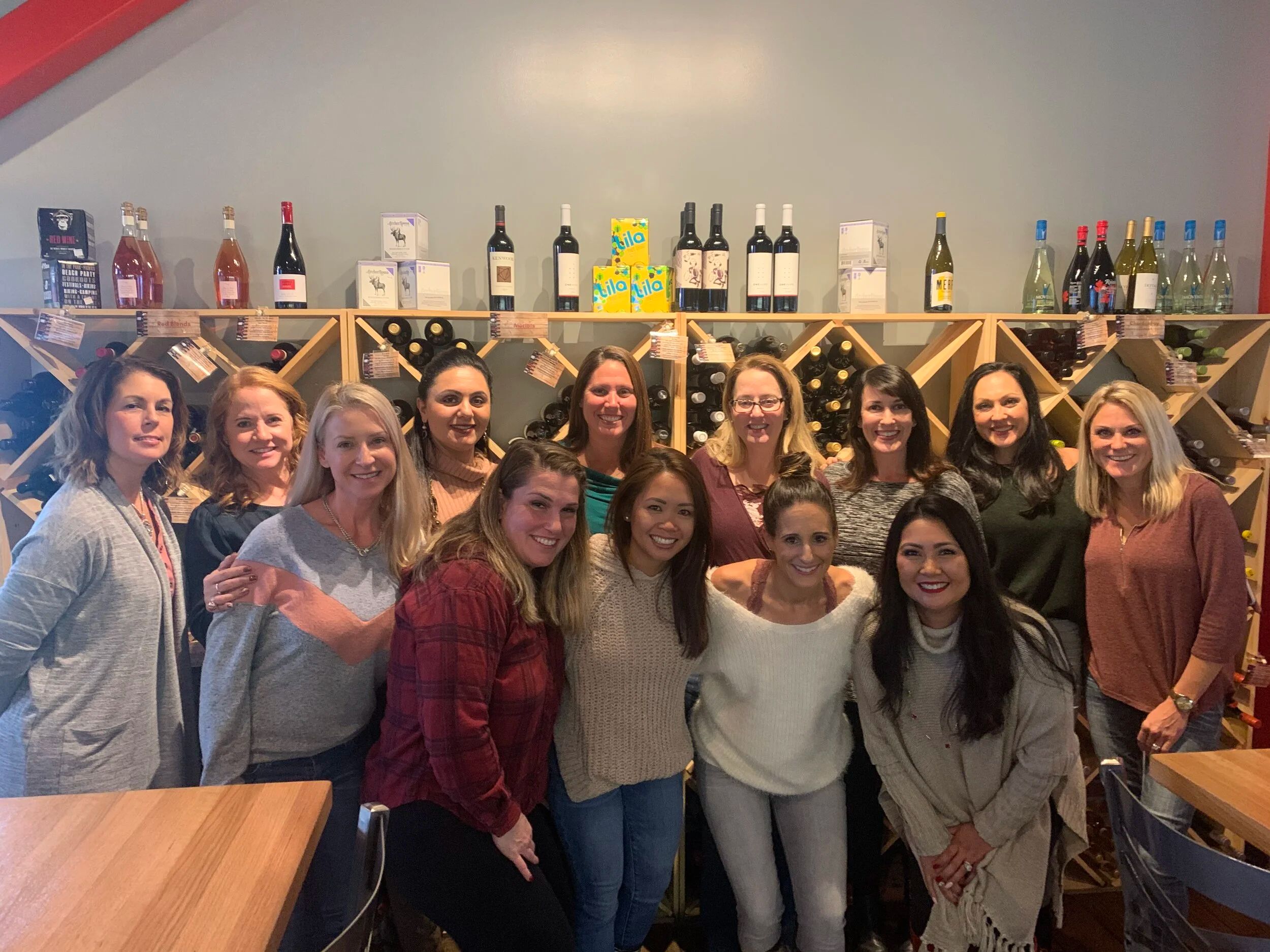 Friends enjoying Vortex Bottle Shop