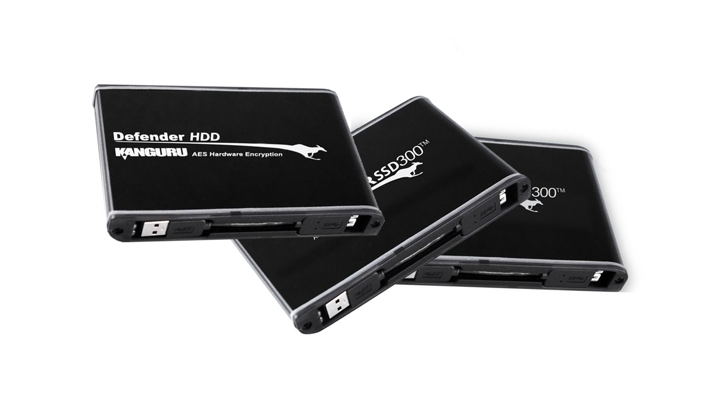 Kanguru encrypted storage devices