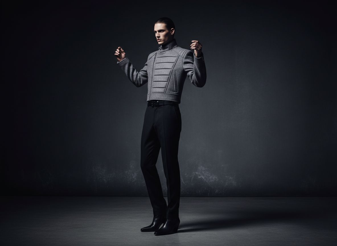 Pewter Cropped Pilot Jacket