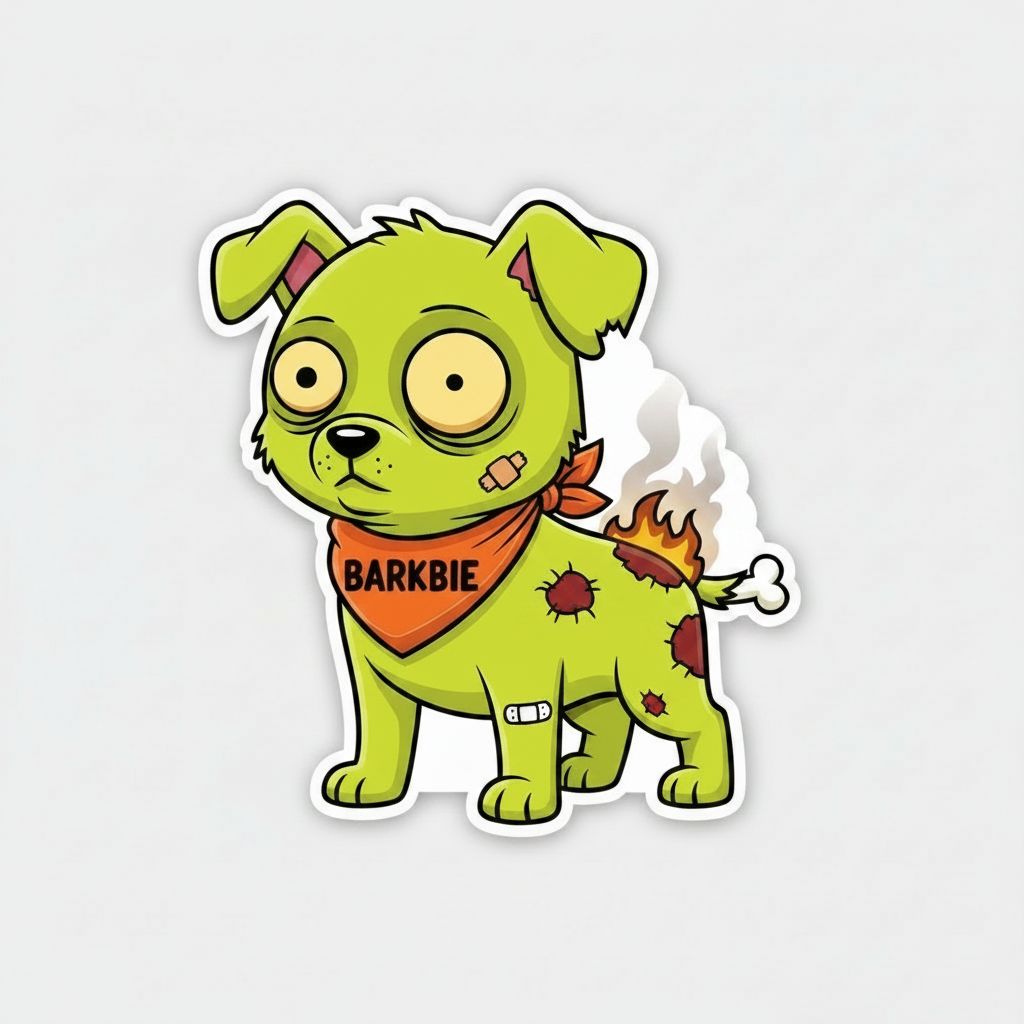 Zombie Crossing Car Decal