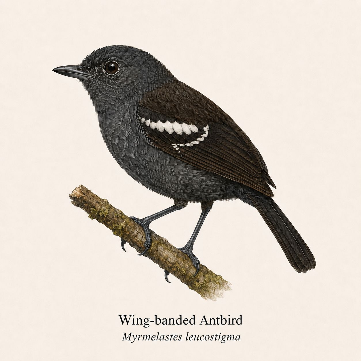 Wing-banded Antbird