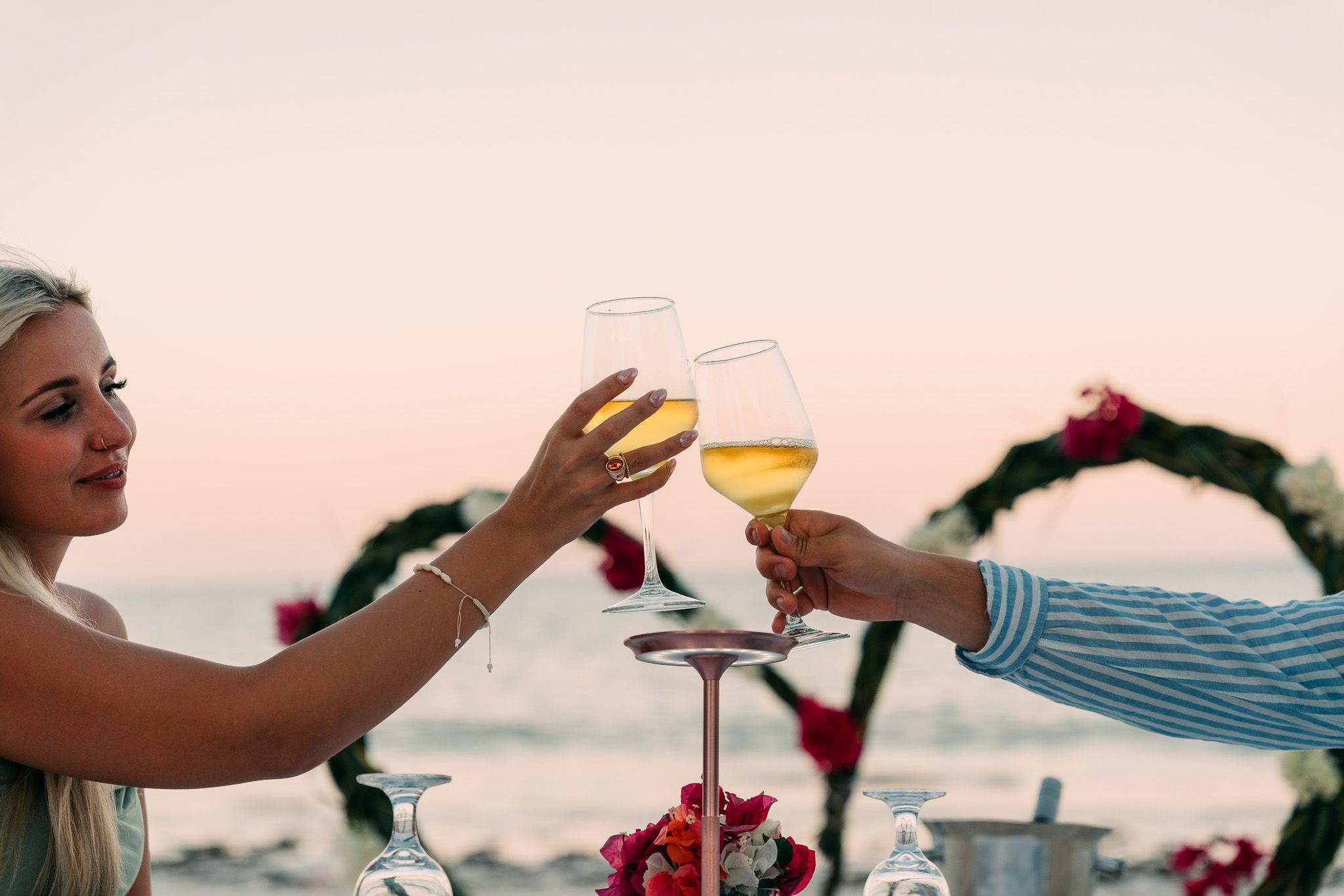 Champagne toast