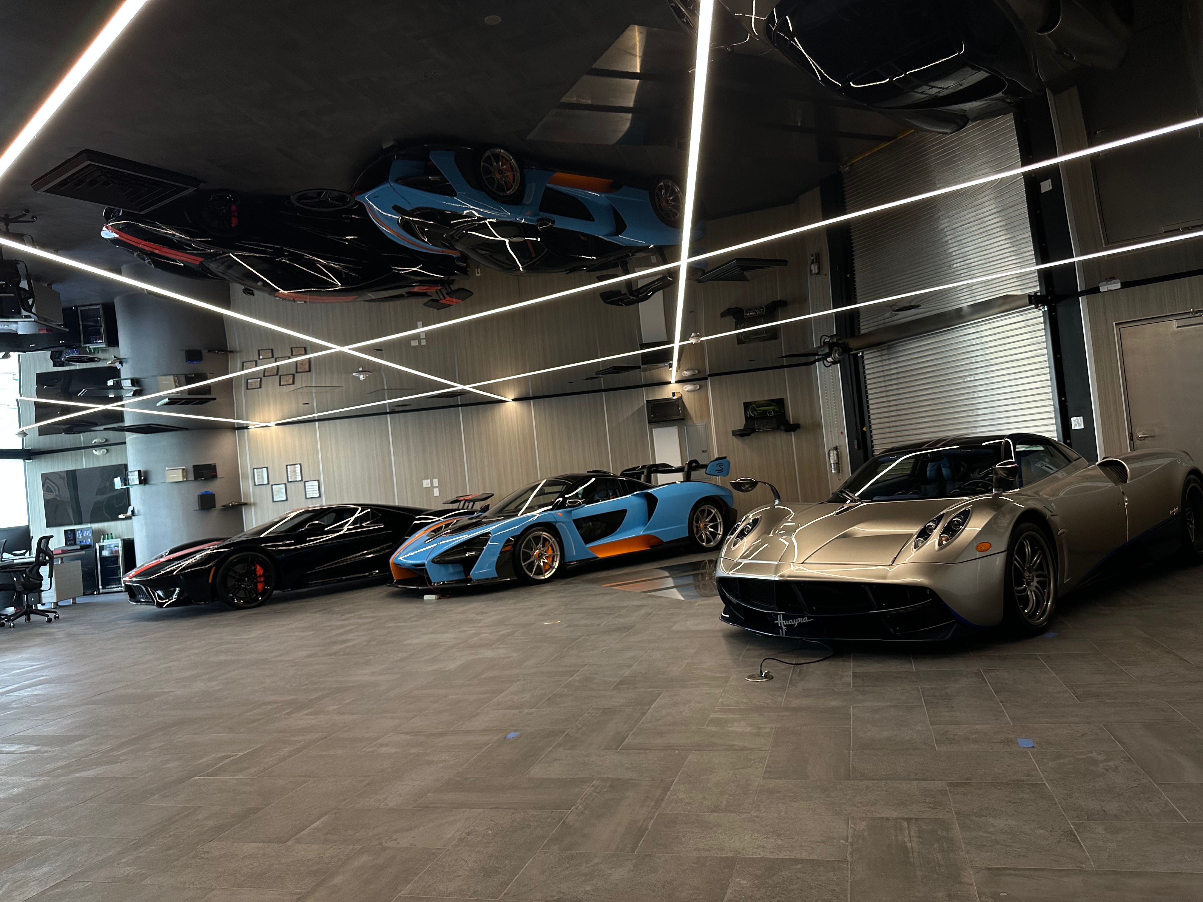 Luxury Garage — Reflective Panels
