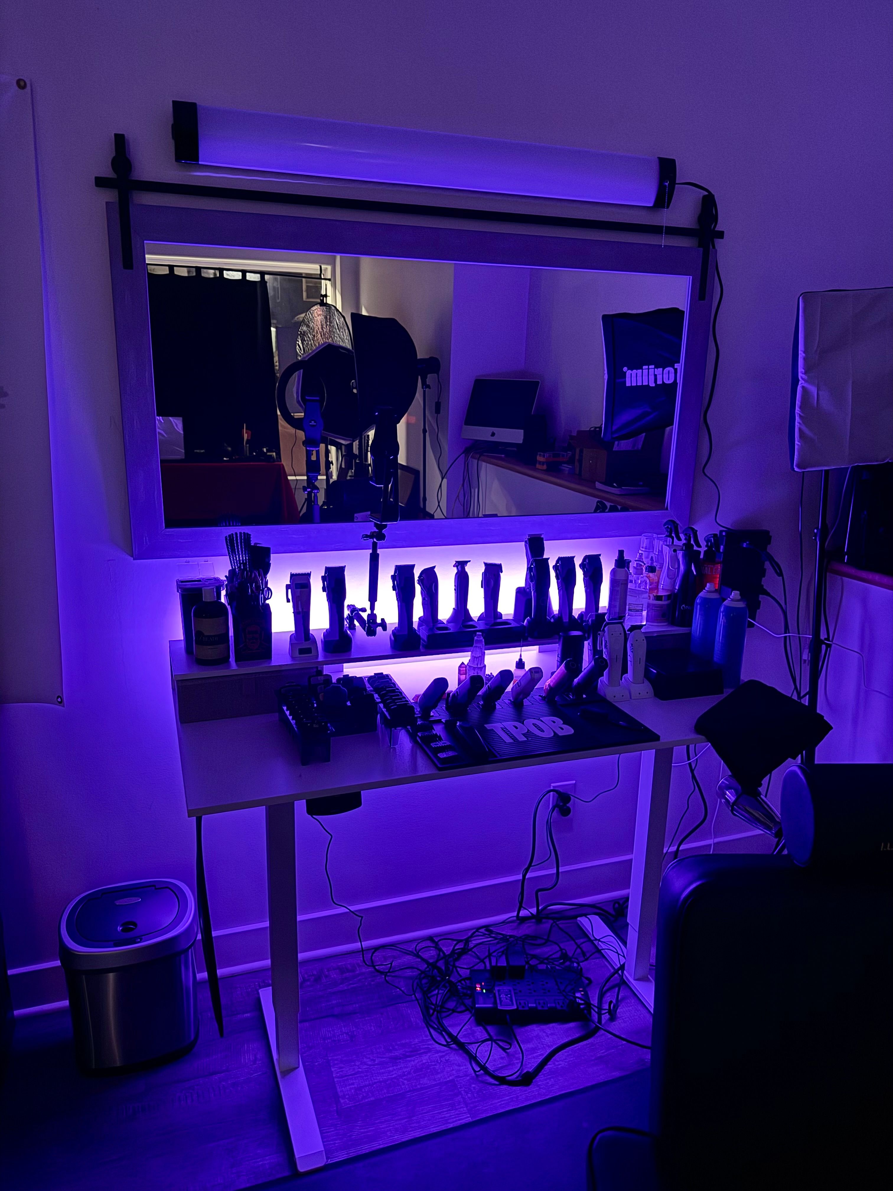 Premium grooming station with professional barber tools Rochester NY