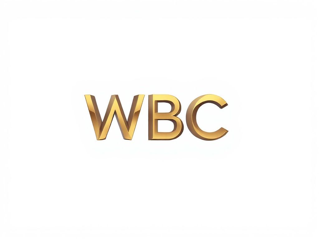 WBC gold letters