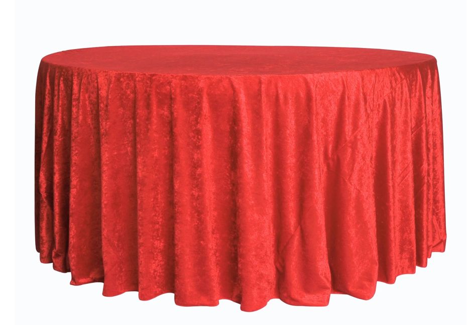 Red Velvet Tablecloth