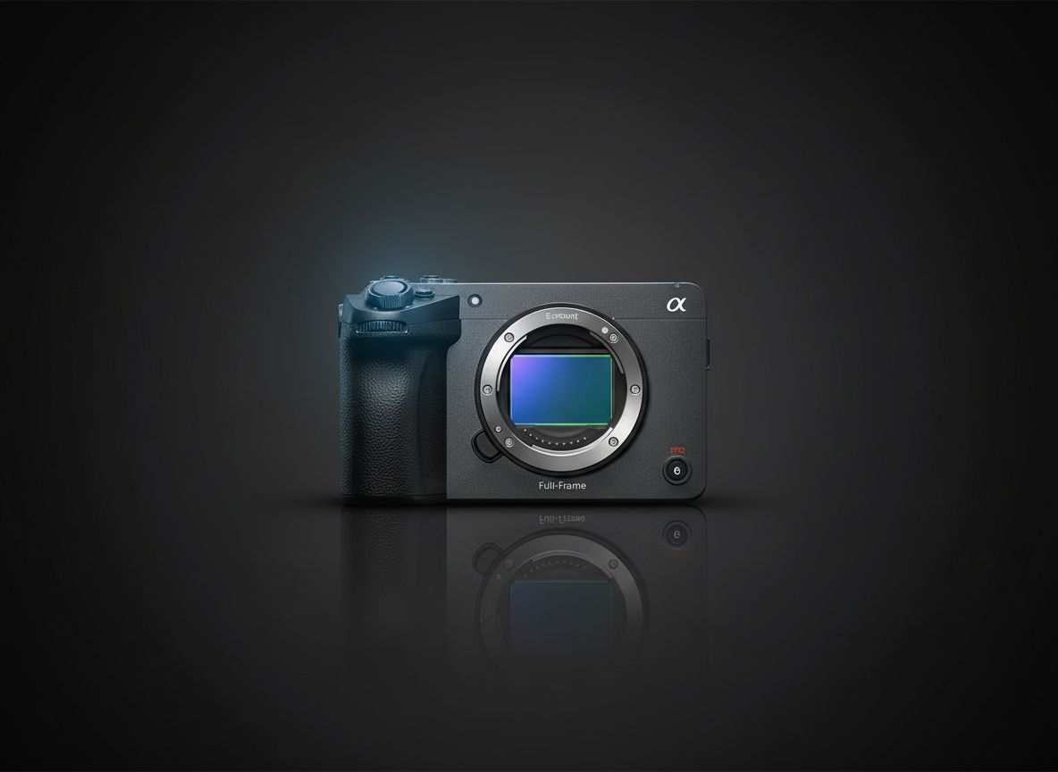Sony FX5 cinema camera body — professional video production equipment used for corporate filming