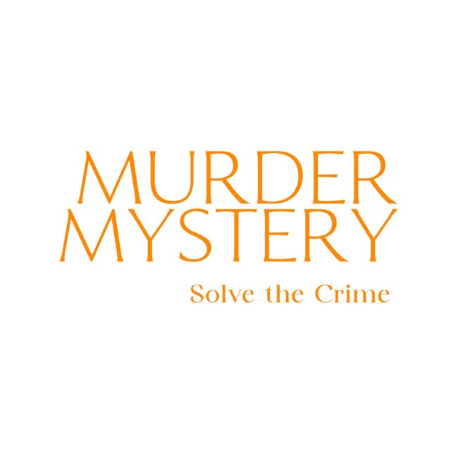 Murder Mystery logotyp – familjeföretag från Göteborg som skapar digitala mordmysterium spel