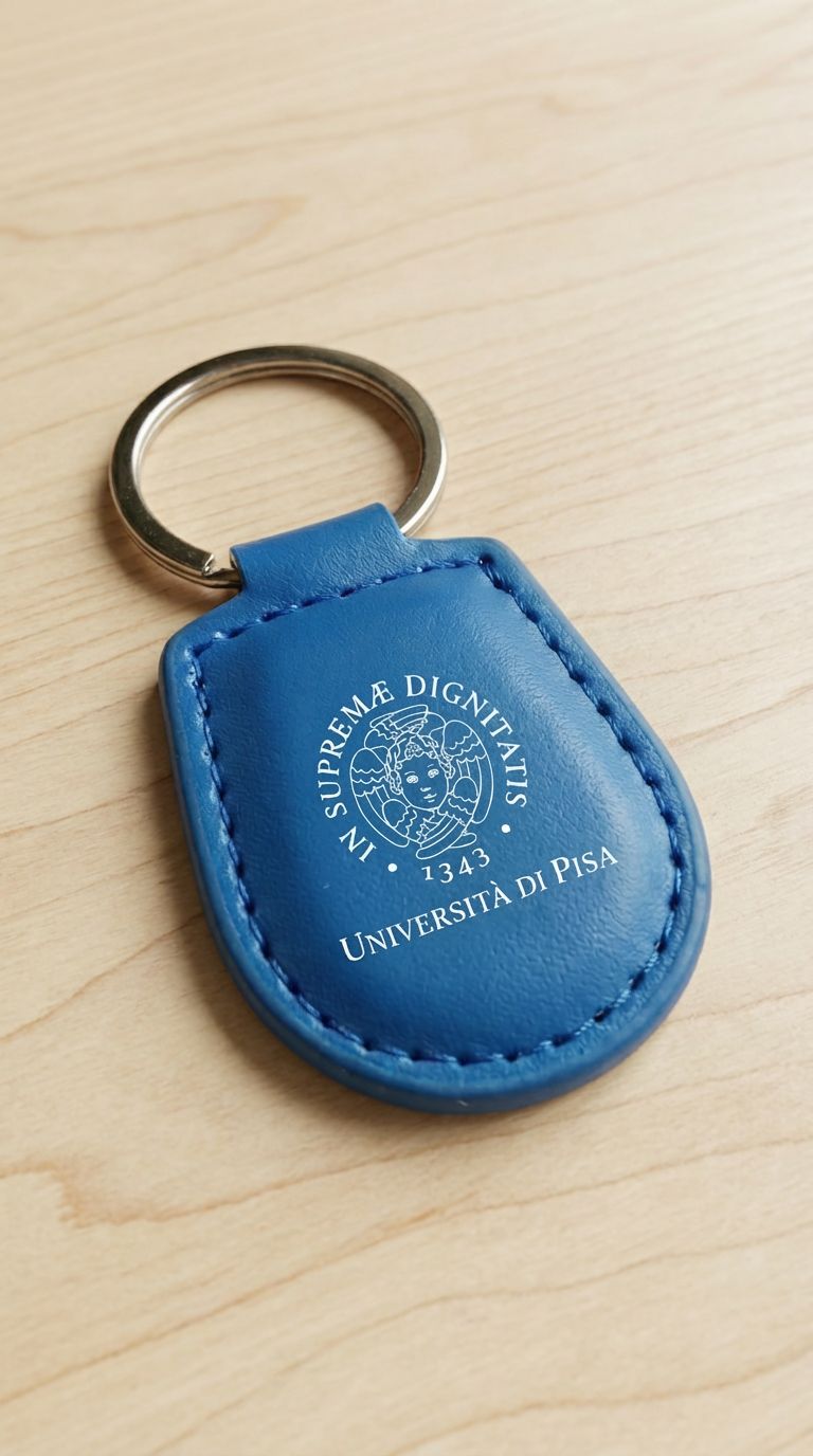 Portachiavi in pelle personalizzati — Università di Pisa