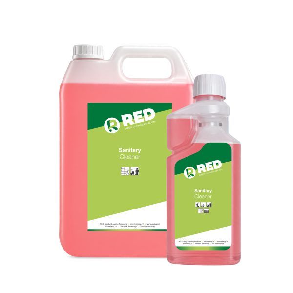 RED Sanitary Cleaner professioneel sanitair reinigingsmiddel — tegen kalk en zeepresten