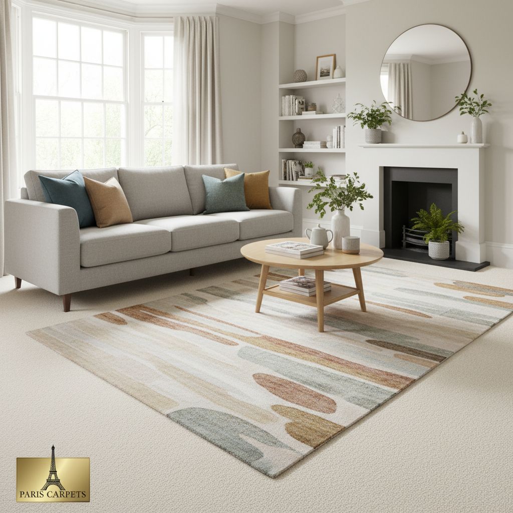 Beautiful living room with quality carpet