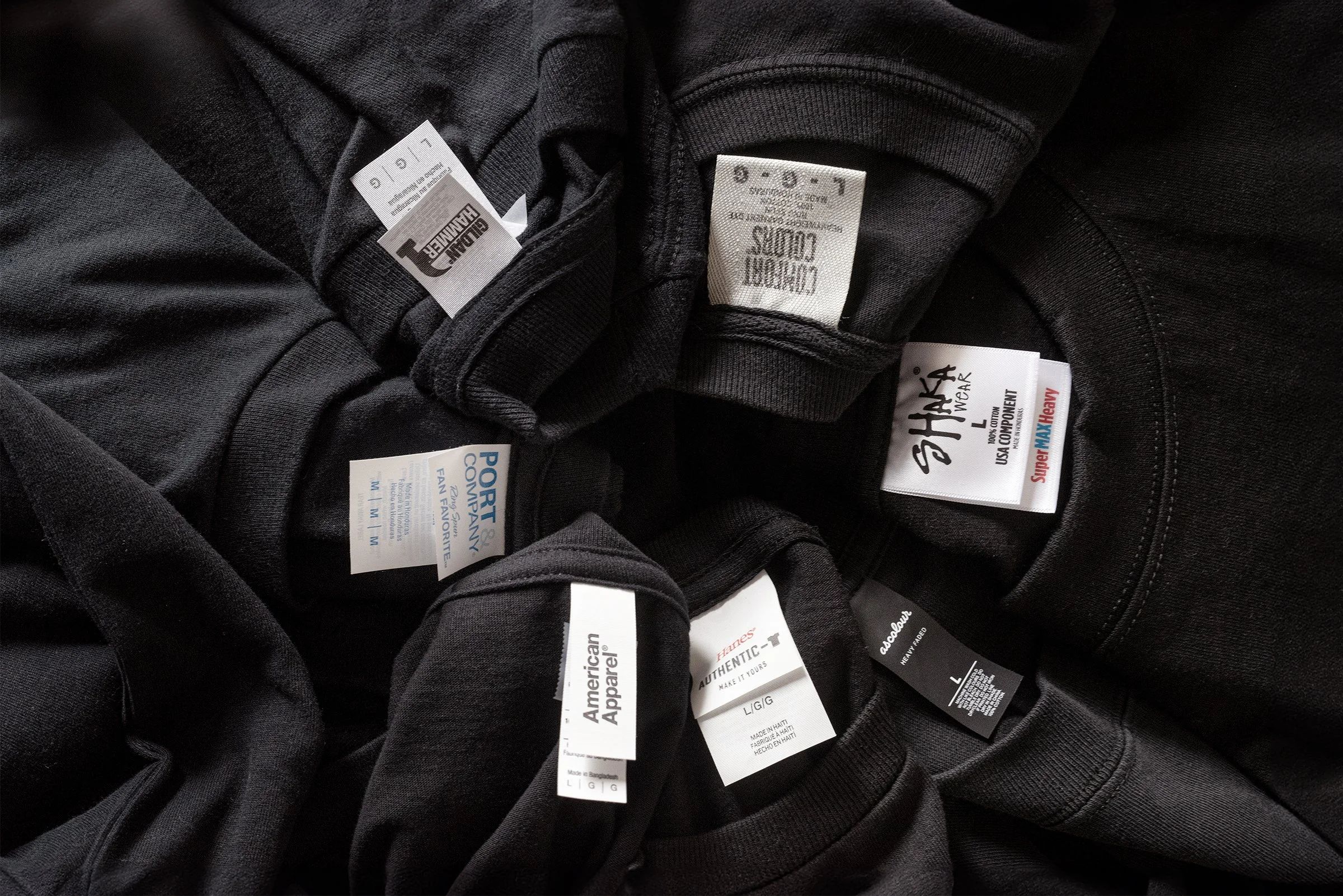 Core apparel blanks prepared for custom printing