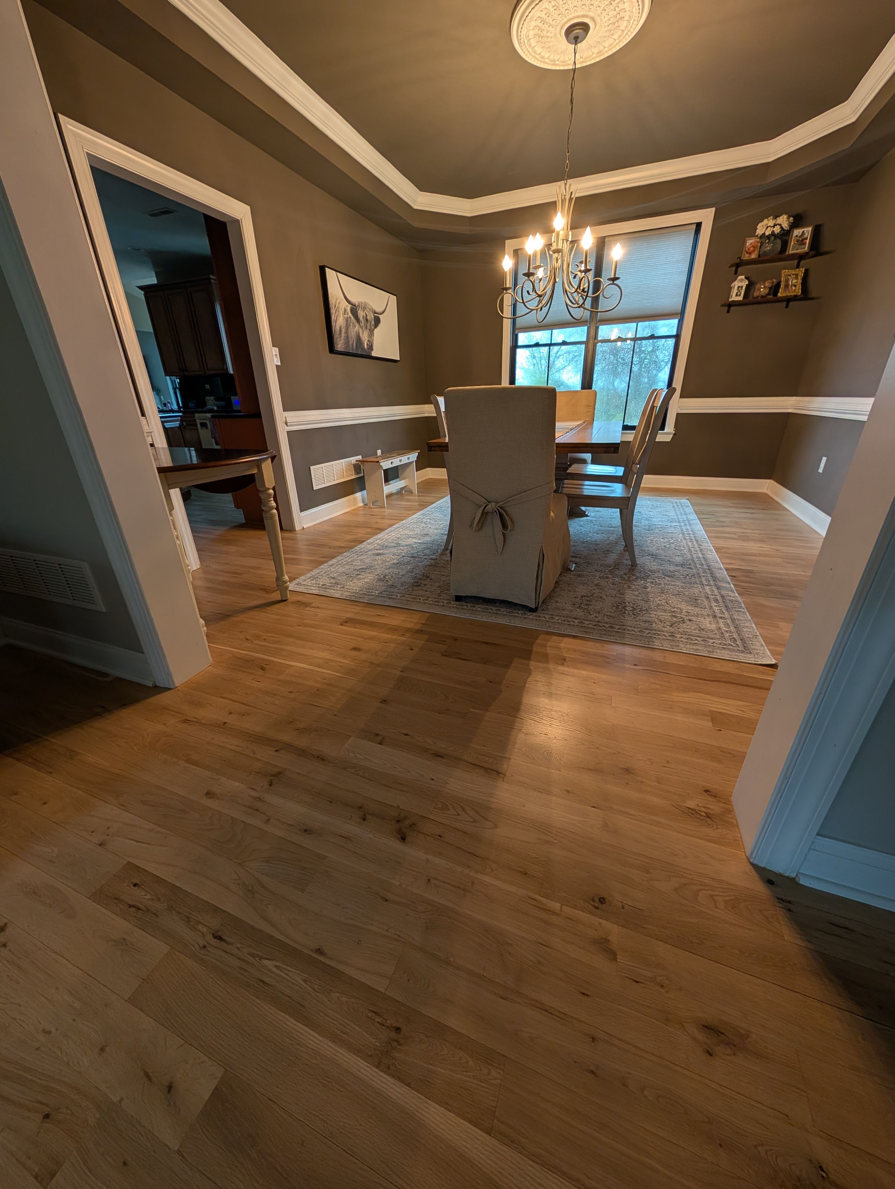 Dining room hardwood