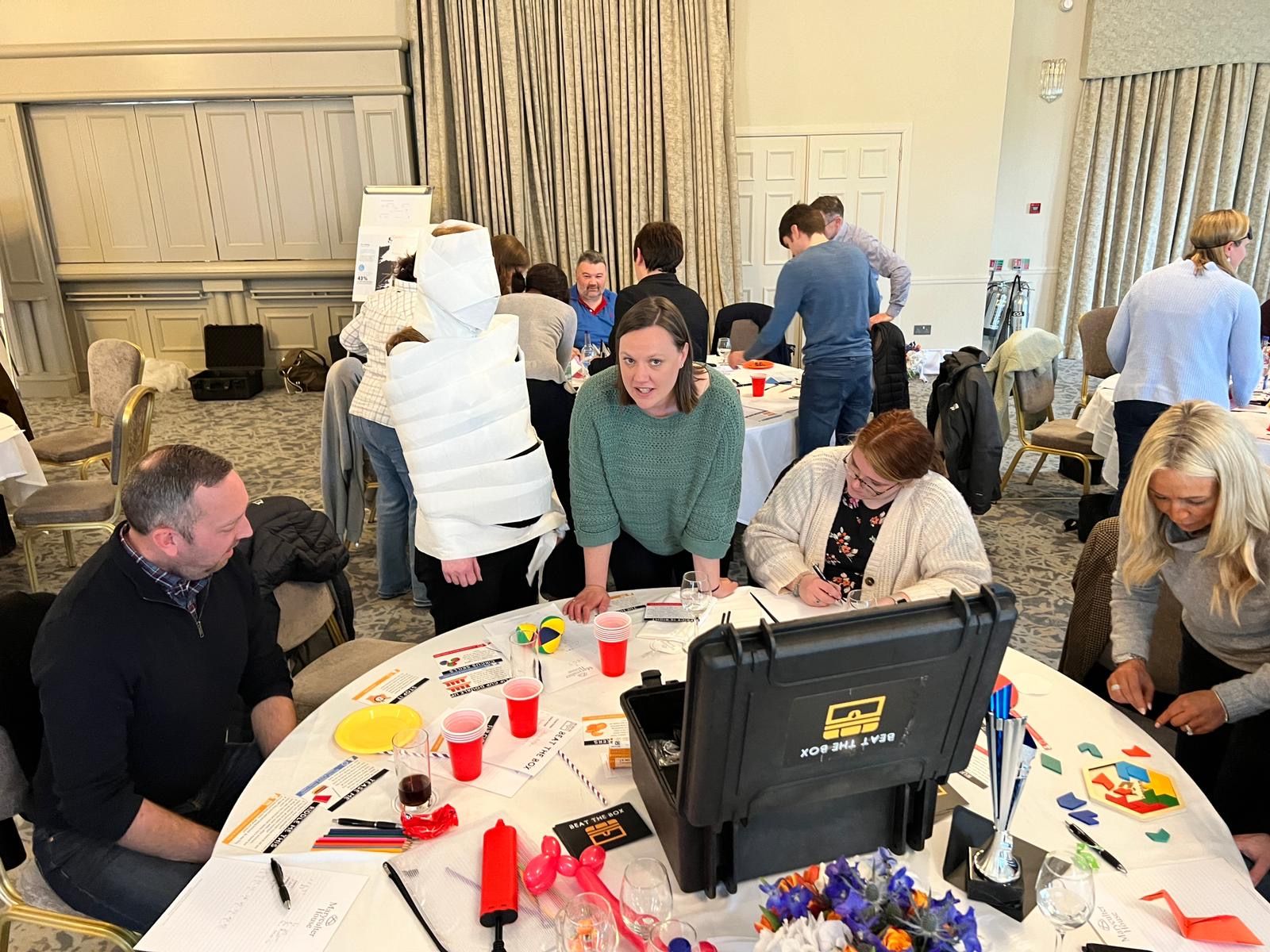 Harbour Energy teams competing in Take Me Back event at Chester Hotel Aberdeen