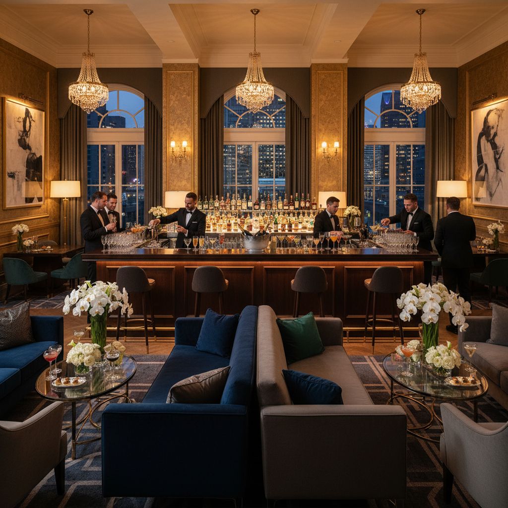 Luxury cocktail reception