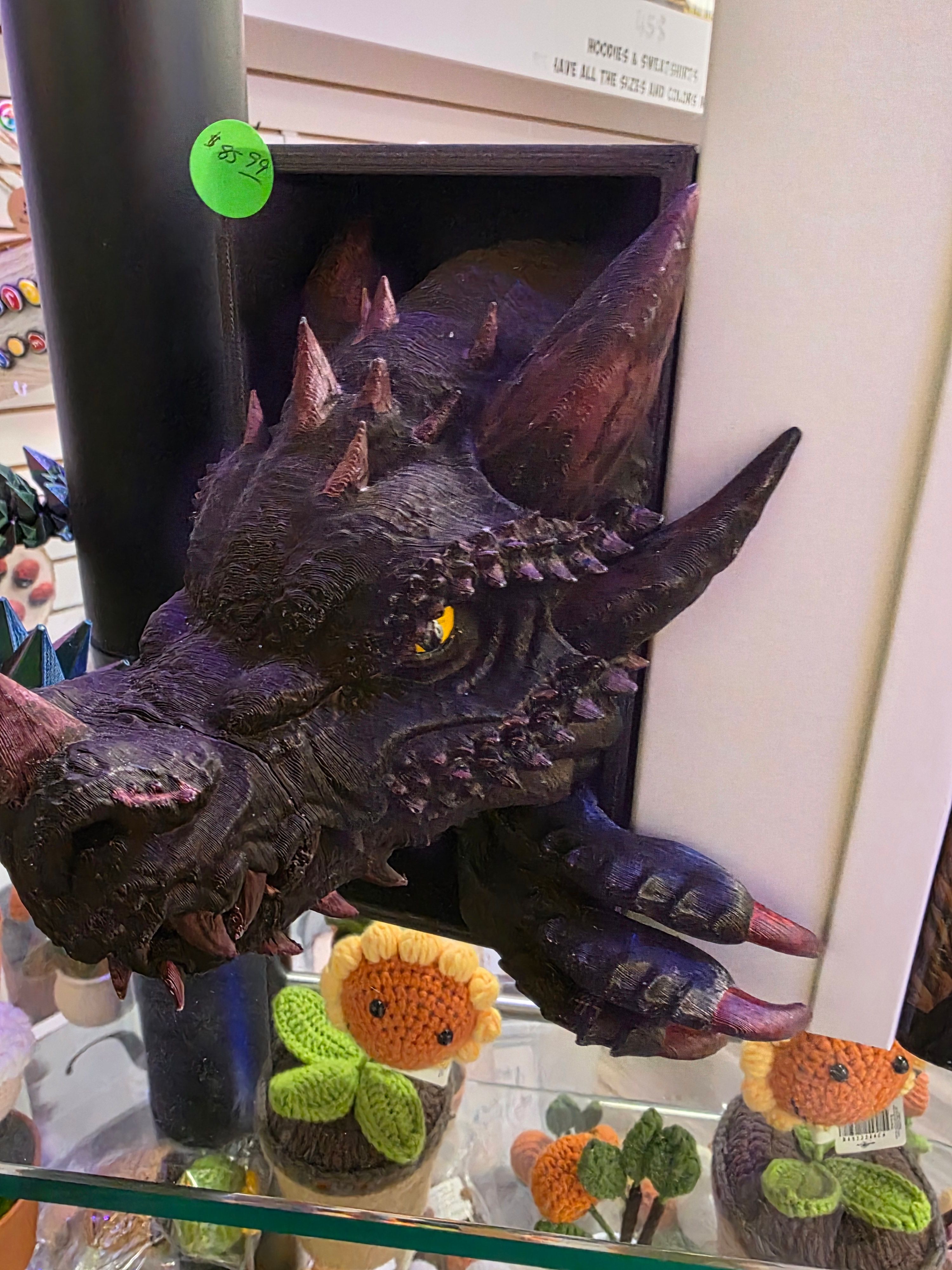 Dragon head wall art — resin printed