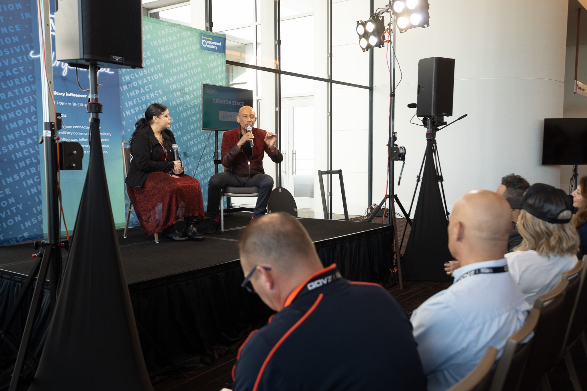Panel discussion at Creator Stage conference