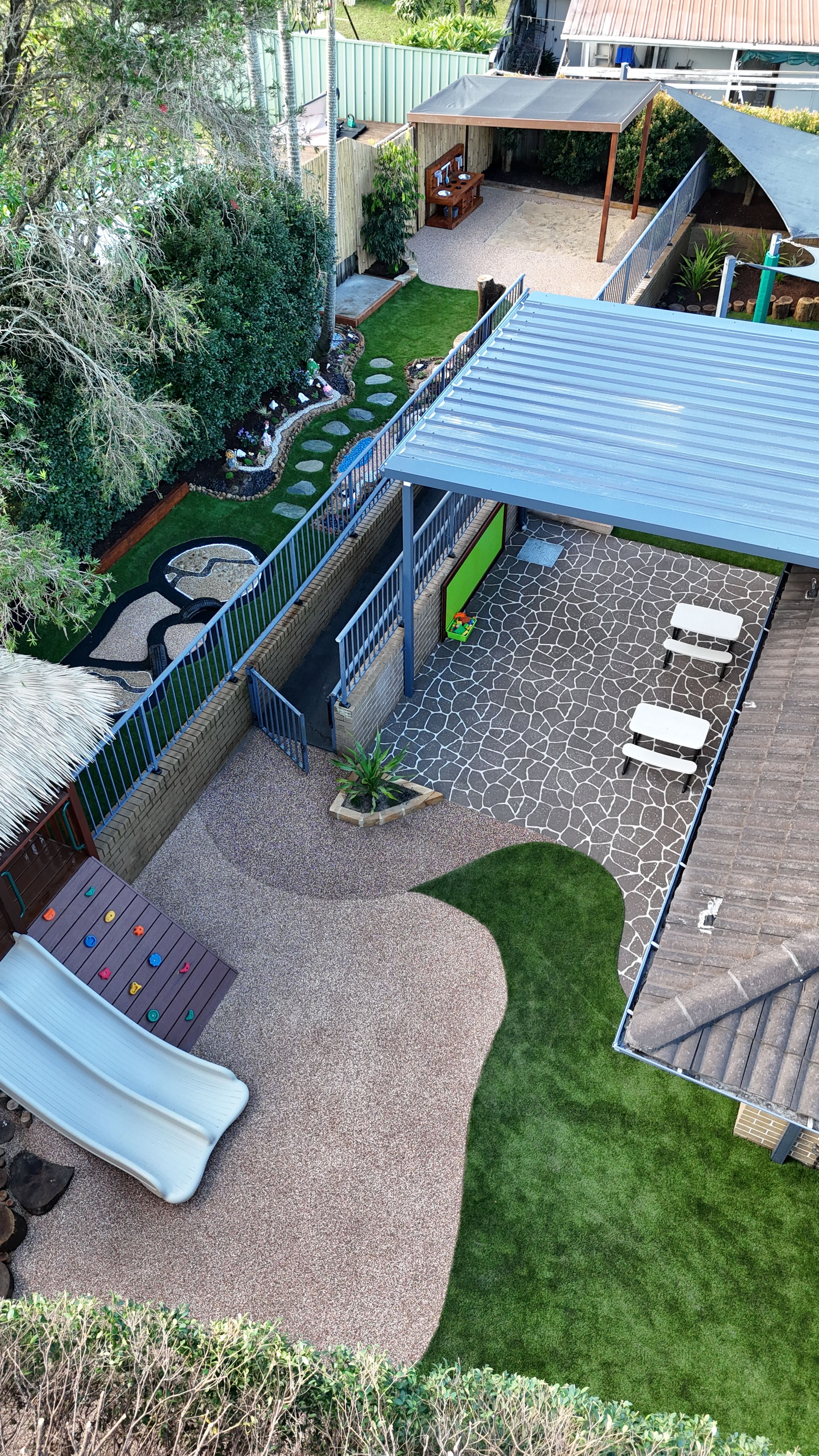 Childcare playground landscaping project